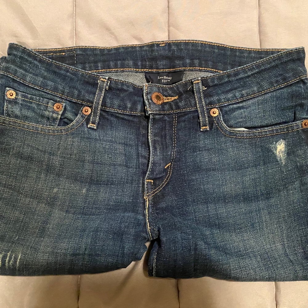 Levis 531 low skinny women’s size 4 jeans